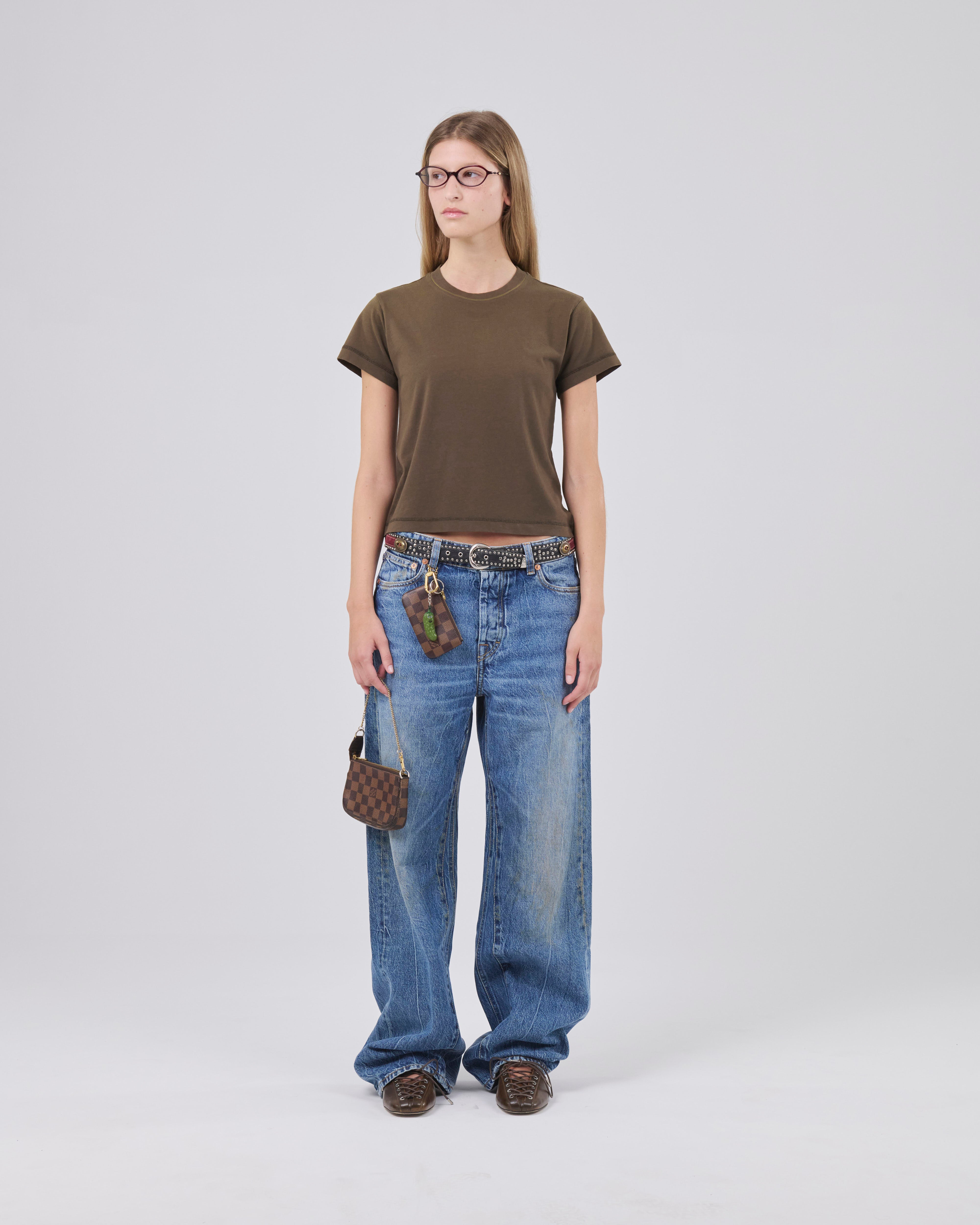 Cropped T-Shirt 135, Petrichor