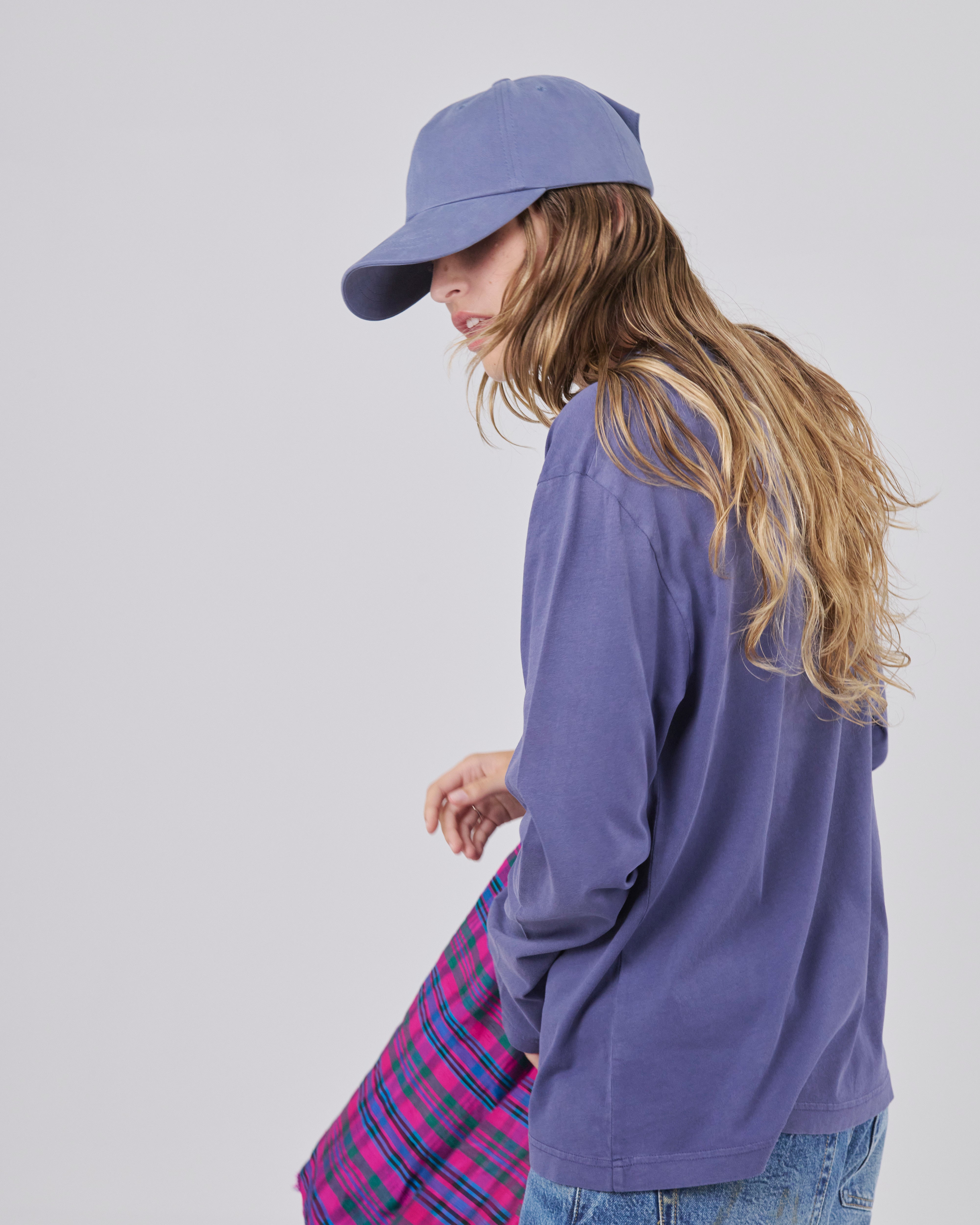 Press Button Cap, Navy Fade
