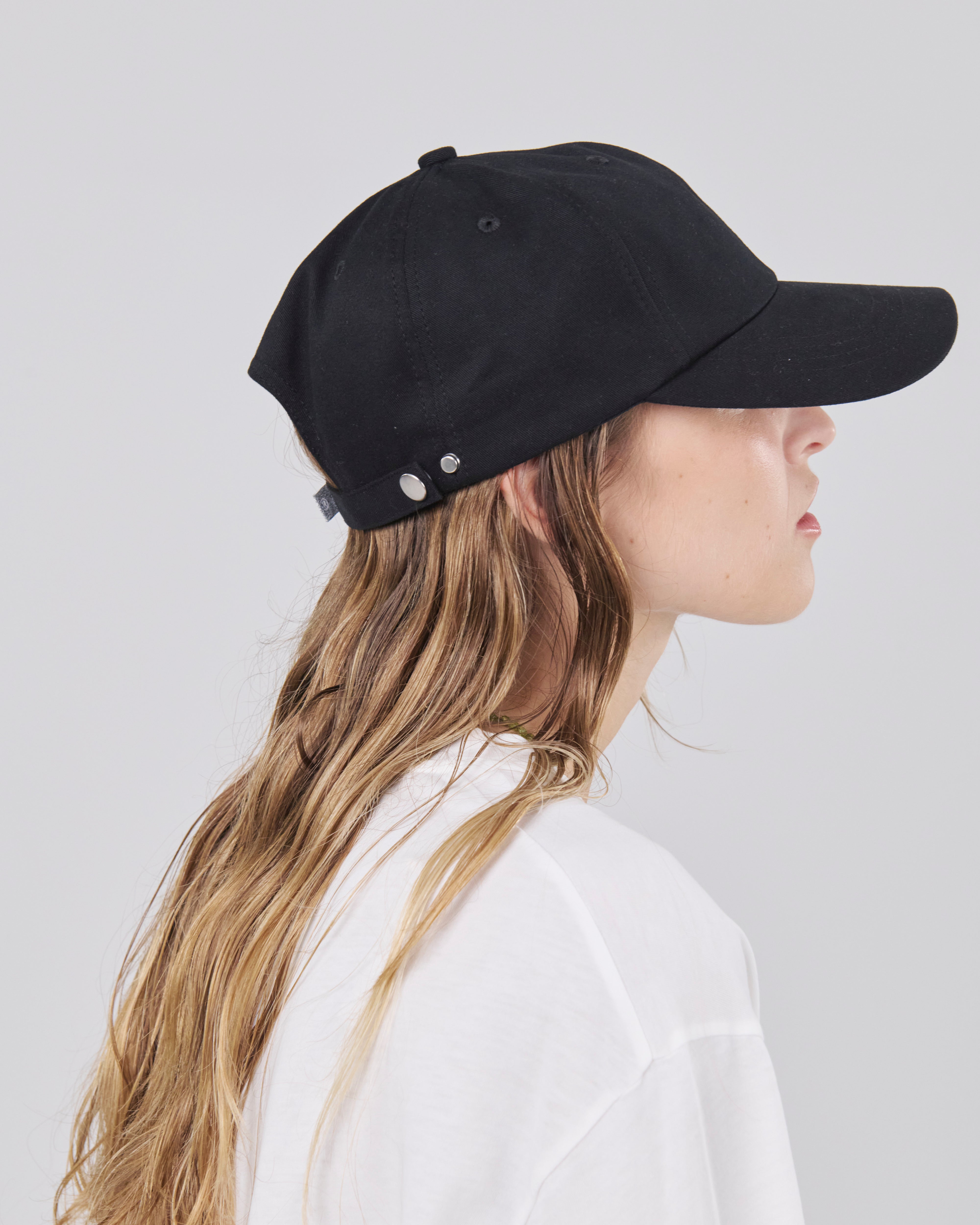 Press Button Cap, True Black