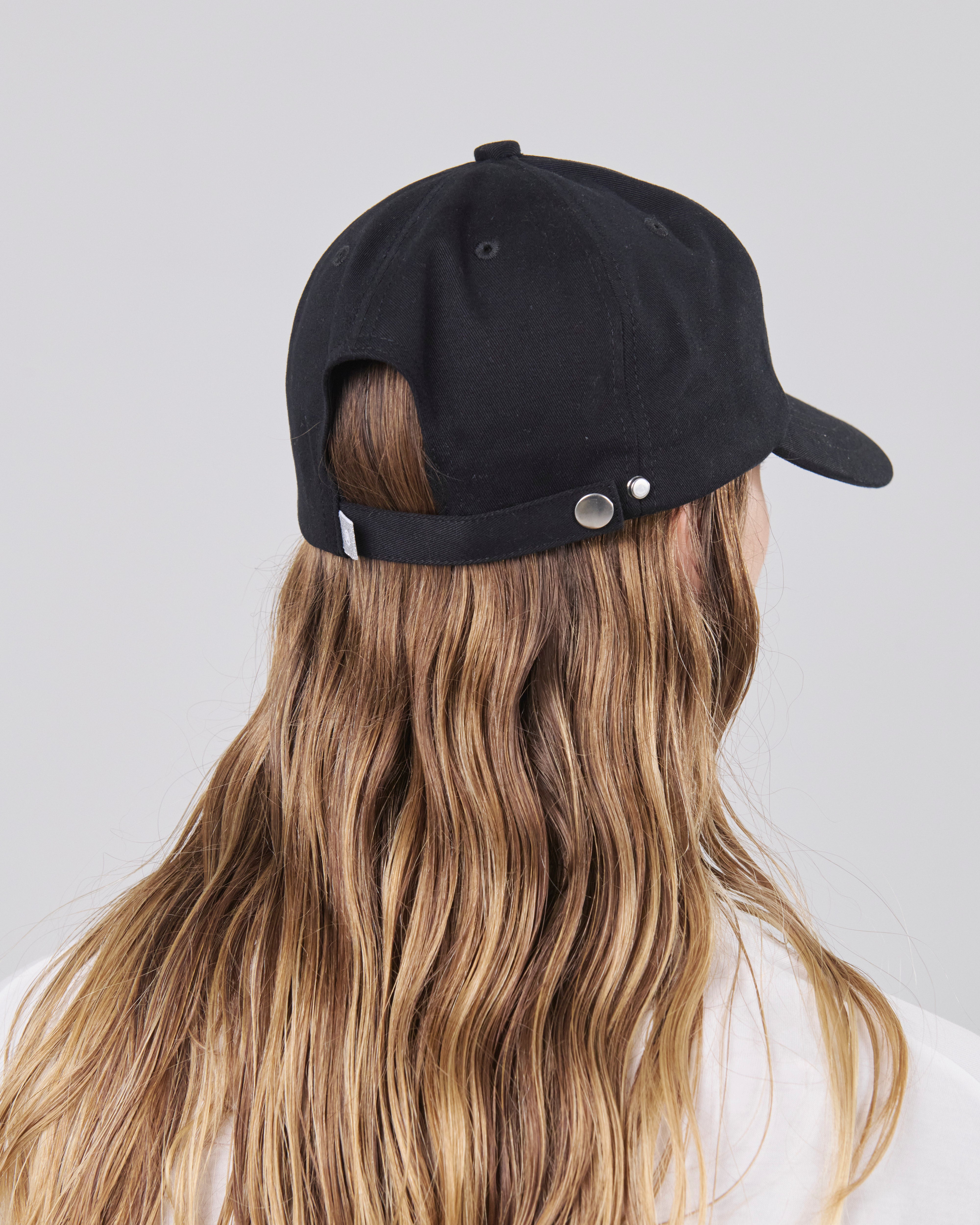 Press Button Cap, True Black