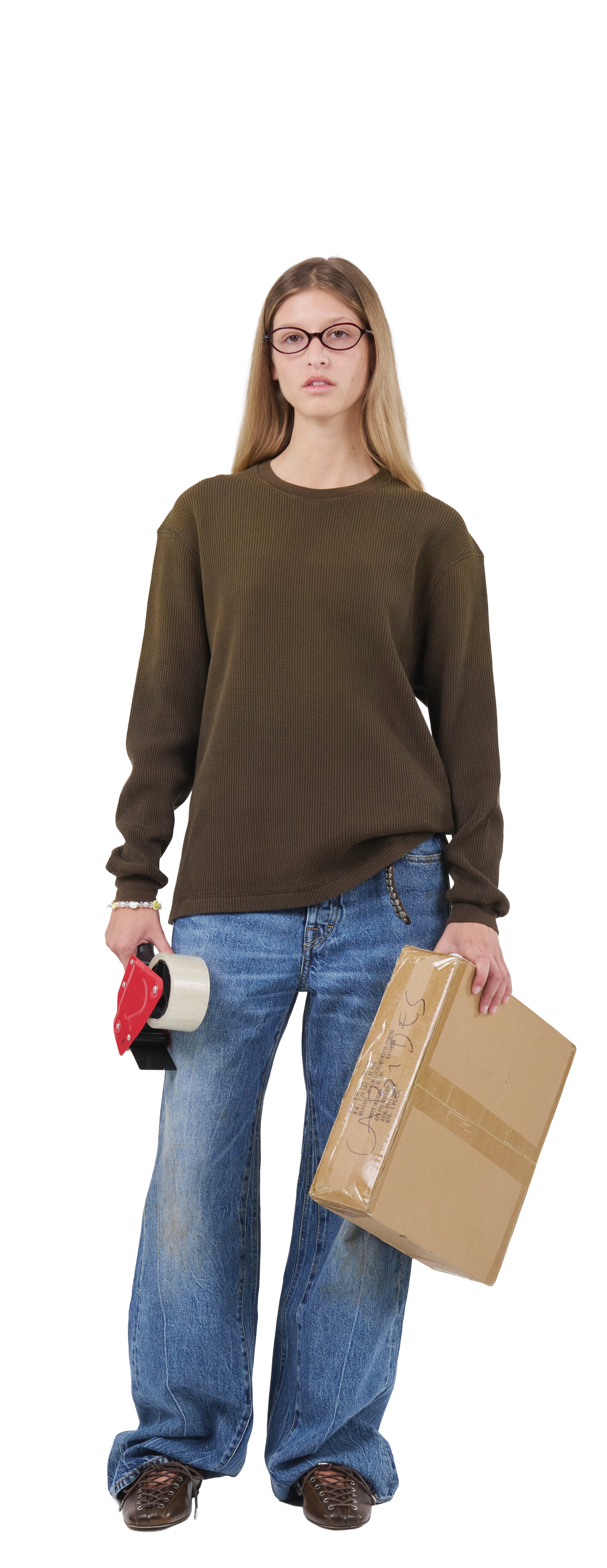 Waffle Longsleeve , Petrichor