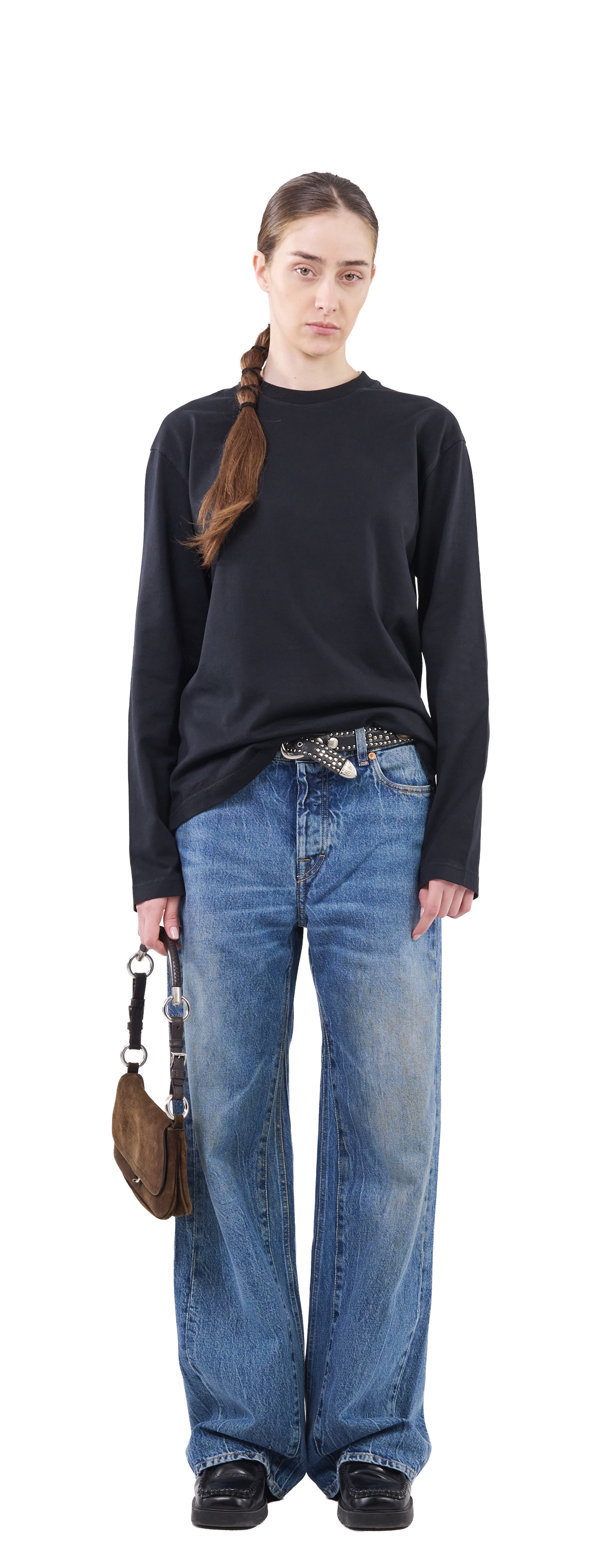 Boxy Longsleeve, True Black