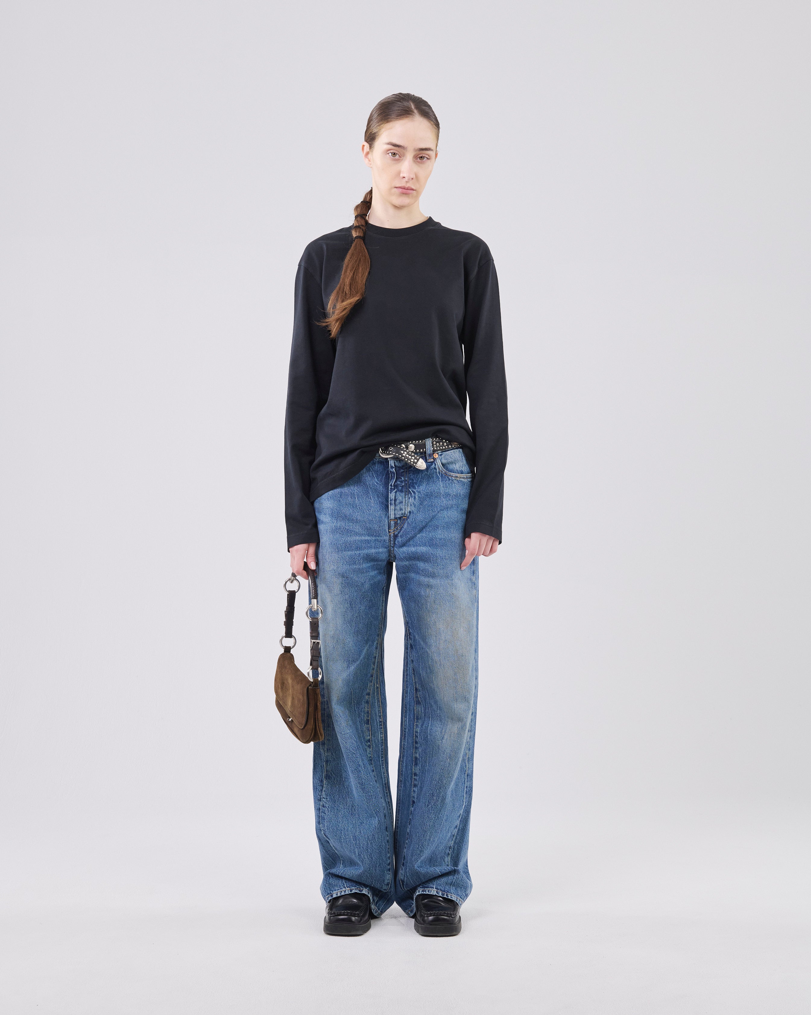 Boxy Longsleeve, True Black