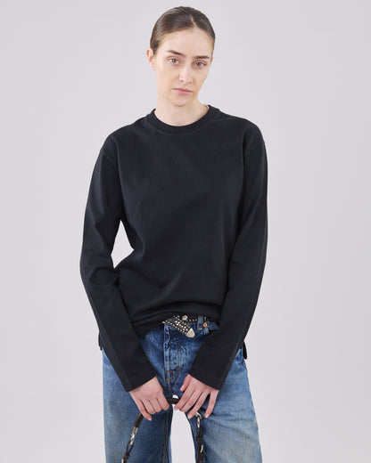 Boxy Longsleeve, True Black