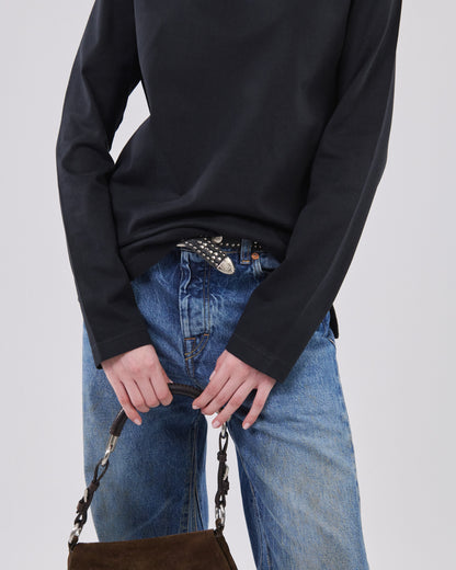 Boxy Longsleeve, True Black