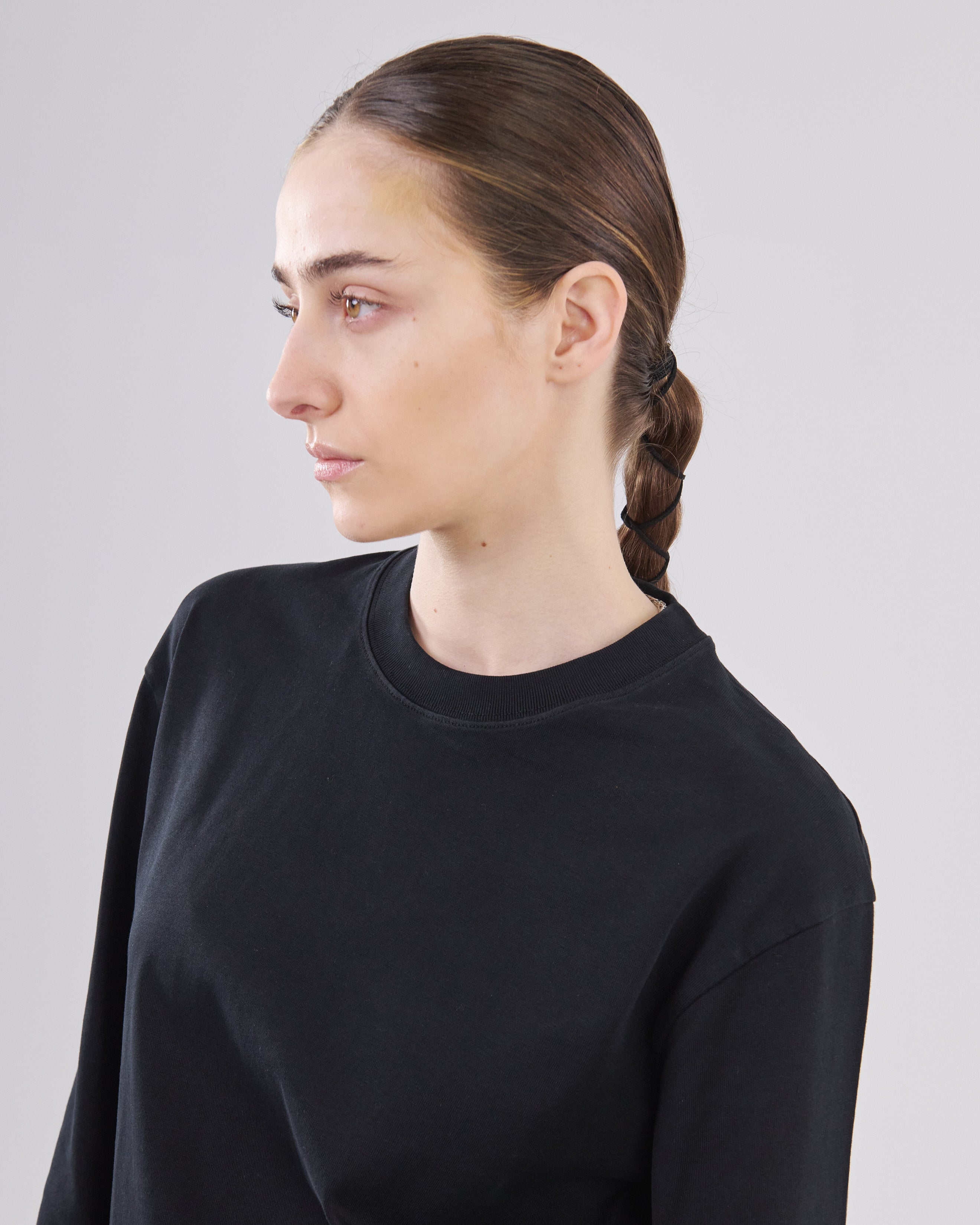 Boxy Longsleeve, True Black