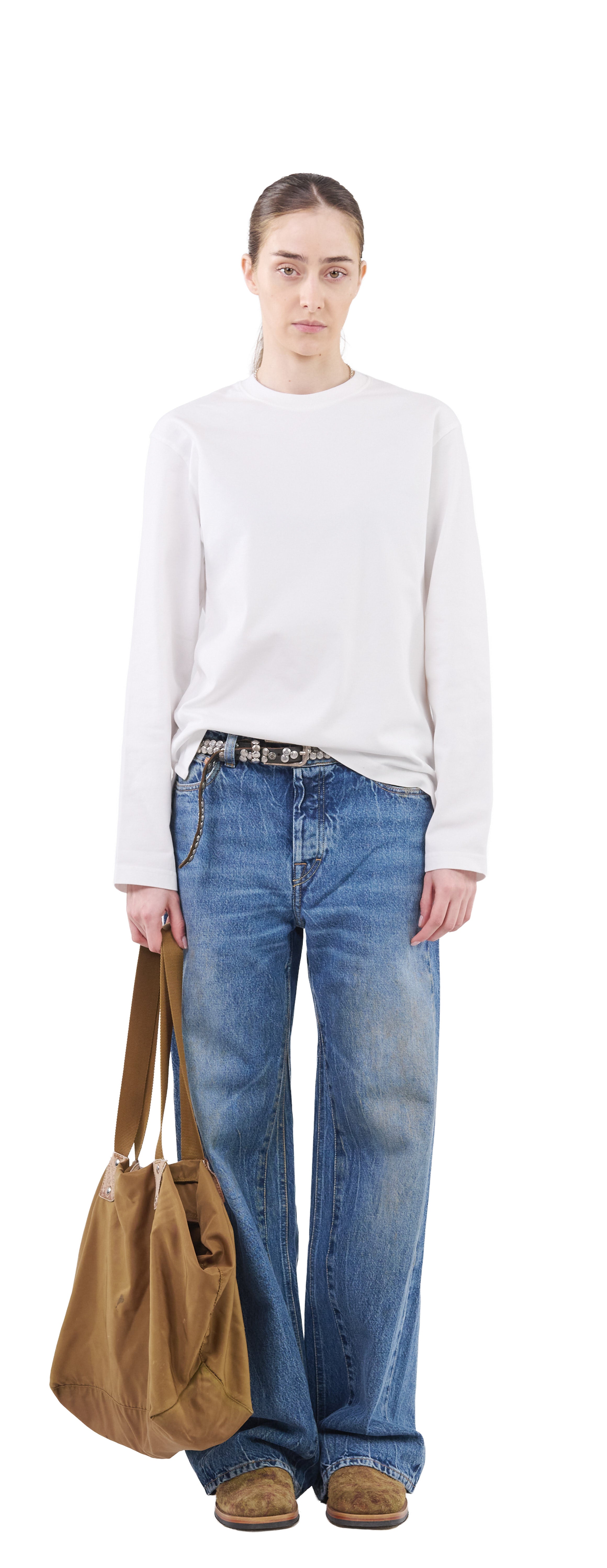 Boxy Longsleeve, True White