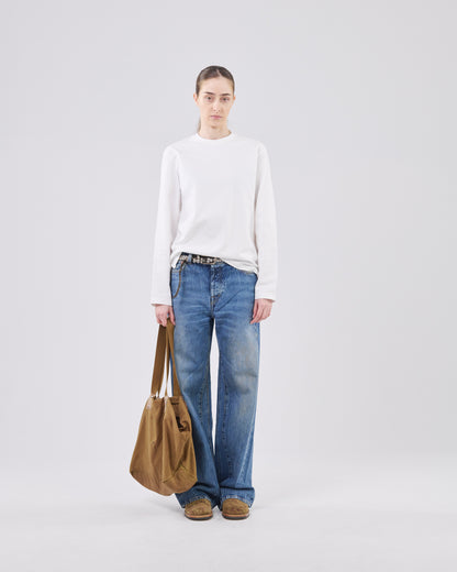 Boxy Longsleeve, True White