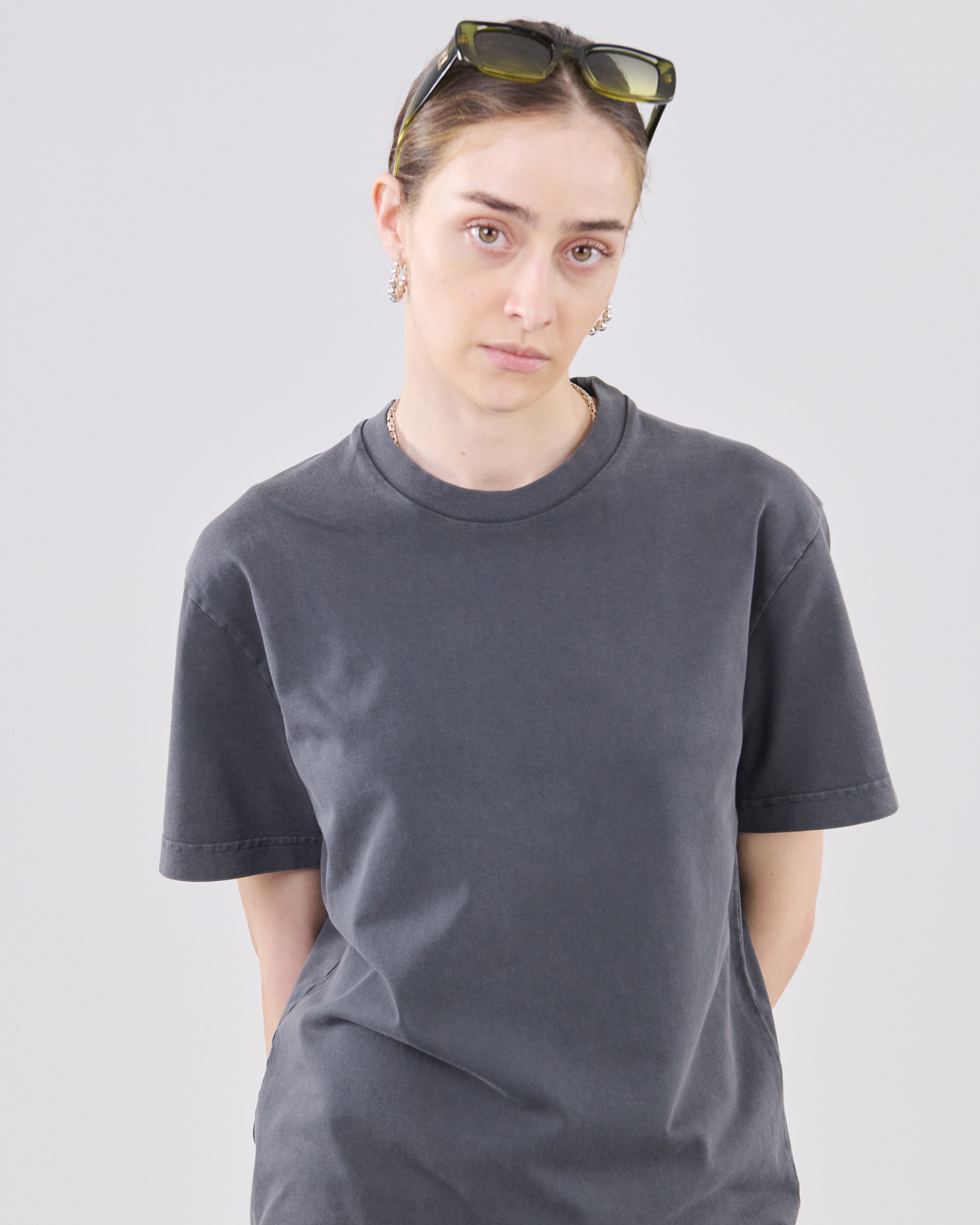 Boxy T-Shirt, Midnight Fade