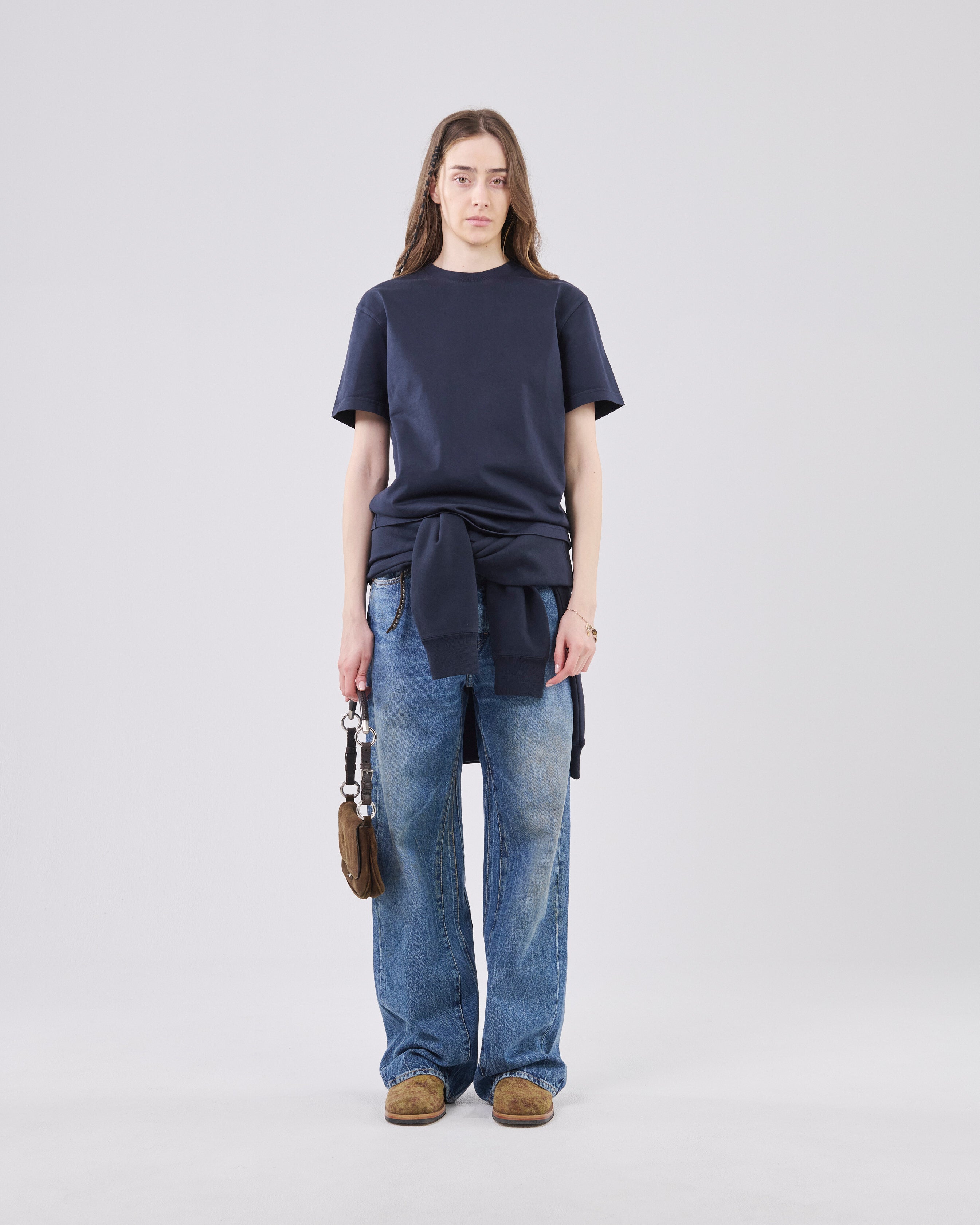 Boxy T-Shirt, Dark Navy