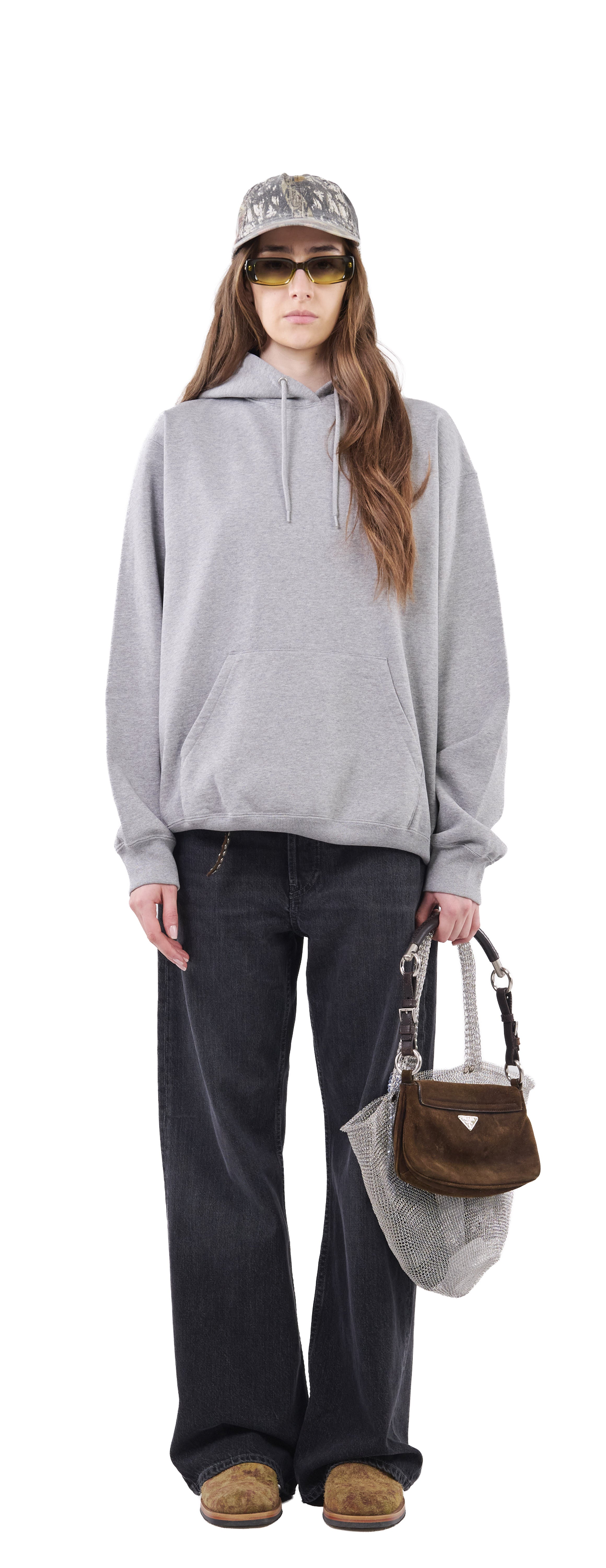 Classic Hoodie, Grey Mescla