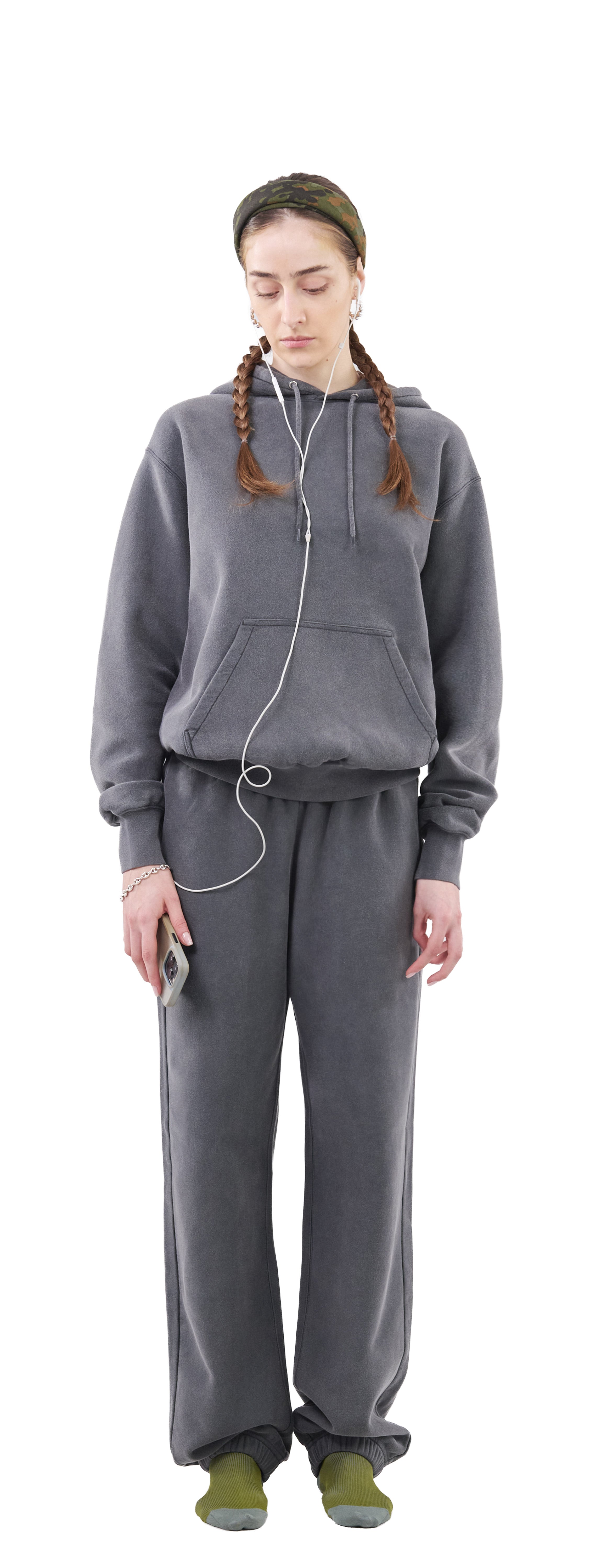 Classic Hoodie Crossgrain 310, Midnight Fade