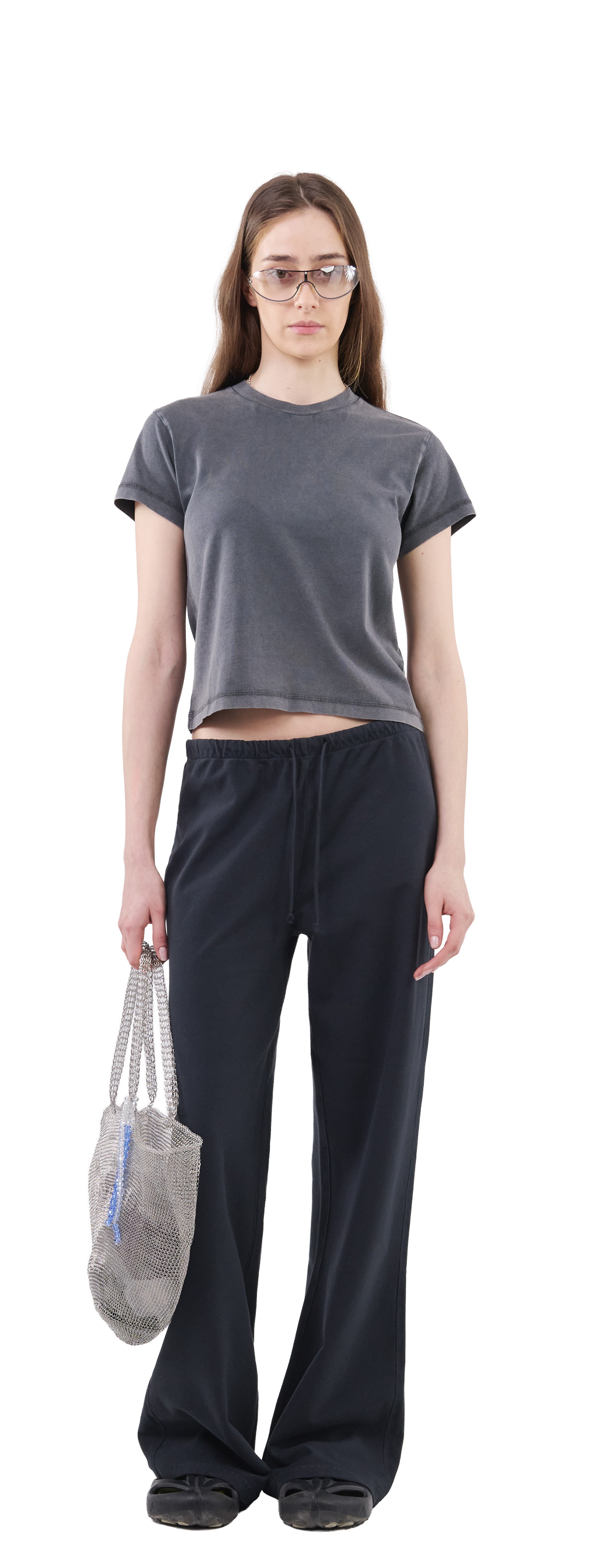 Cropped T-Shirt, Midnight Fade