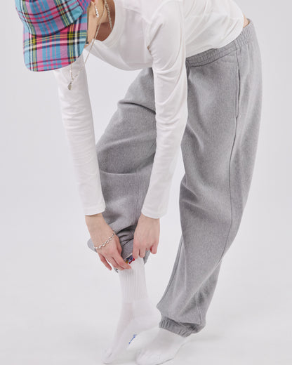 Oversized Sweatpants Crossgrain 310, Grey Mescla