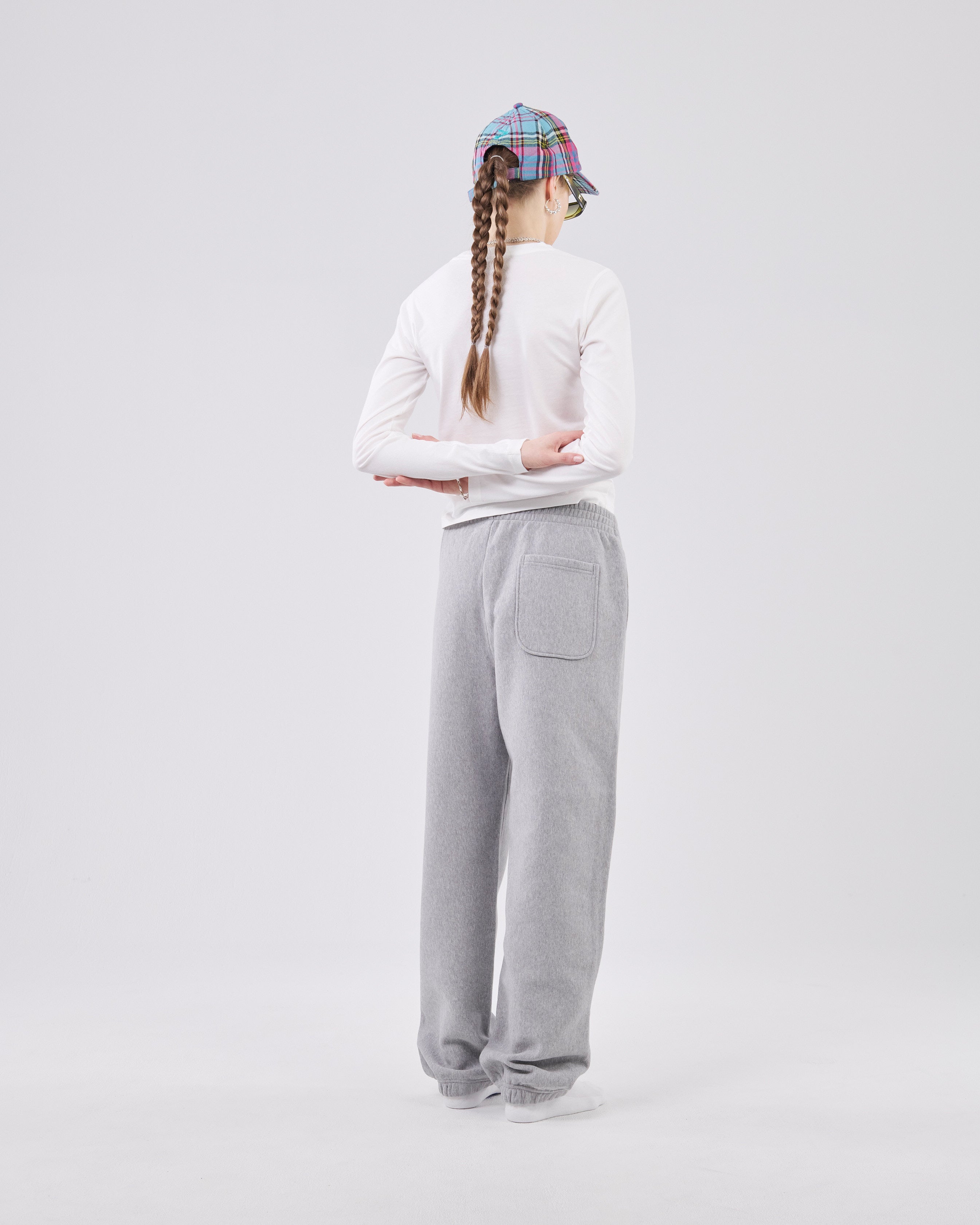 Oversized Sweatpants Crossgrain 310, Grey Mescla