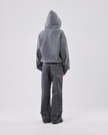Zip Hoodie Crossgrain 310, Midnight Fade