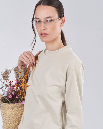 Boxy Longsleeve, Clay Dust