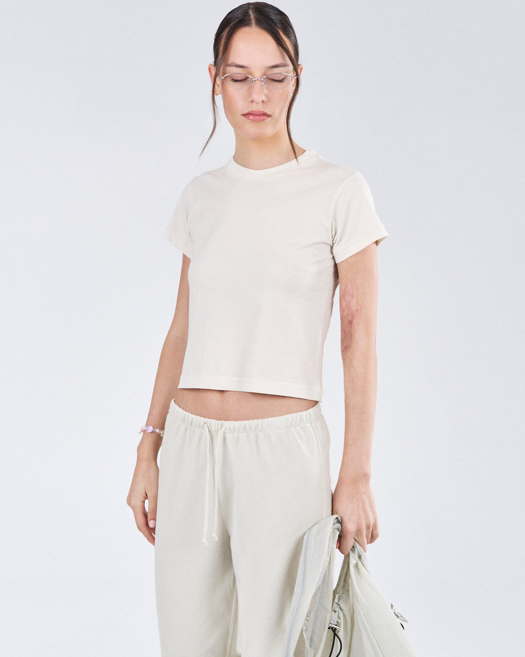 Cropped T-Shirt, Clay Dust