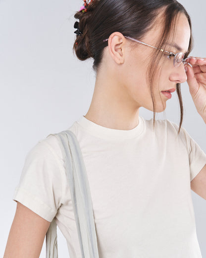 Cropped T-Shirt, Clay Dust