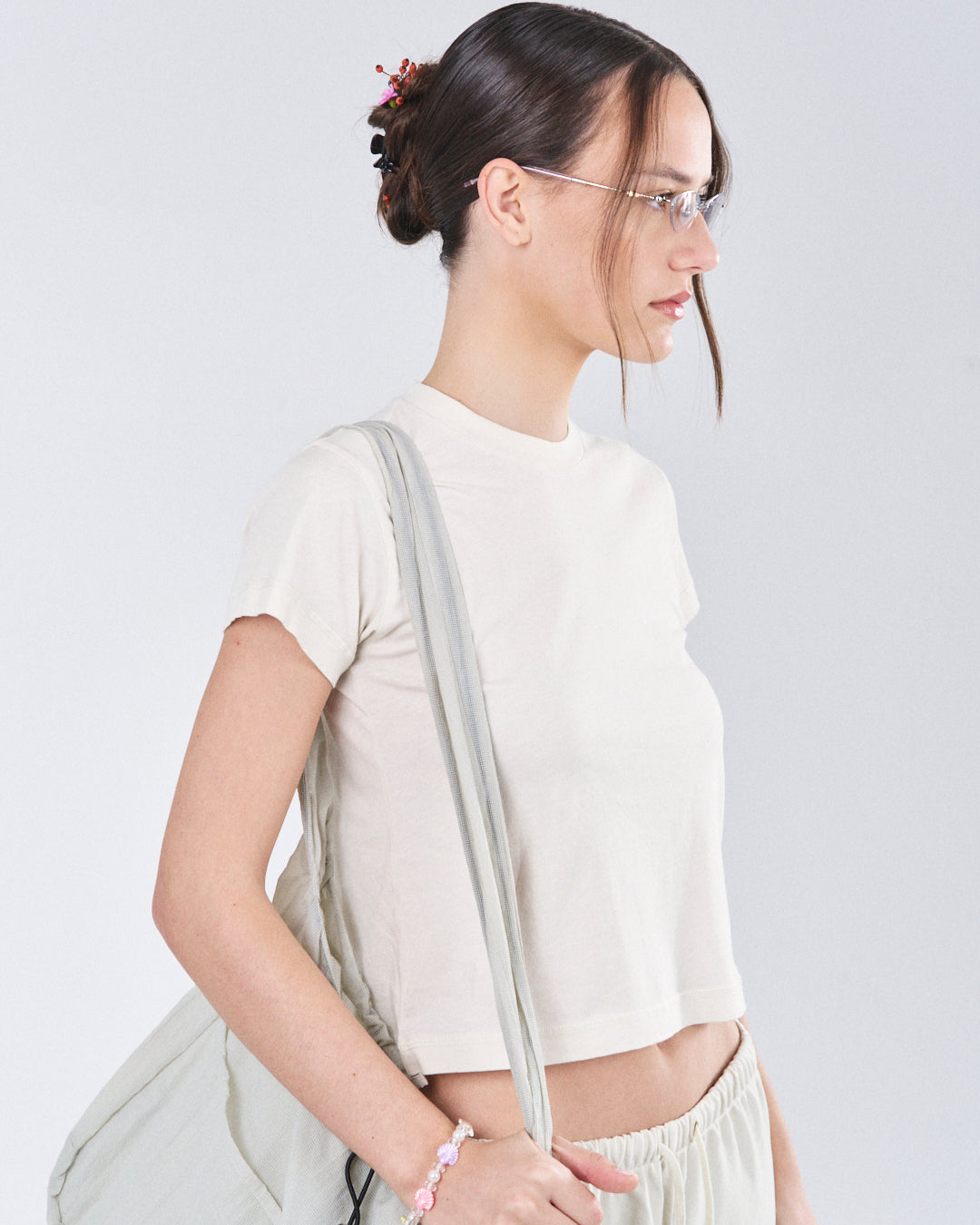 Cropped T-Shirt, Clay Dust