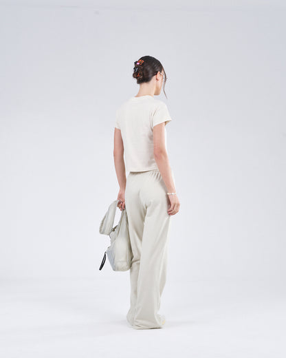 Cropped T-Shirt, Clay Dust