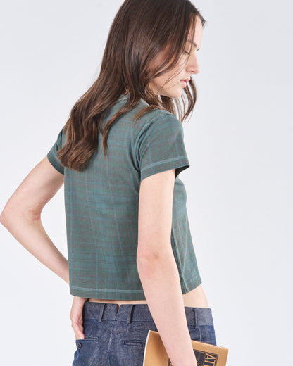 Cropped T-Shirt 135, Goblin Tartan Atelier E.B