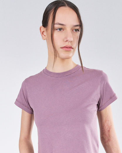 Cropped T-Shirt, Rose Rust