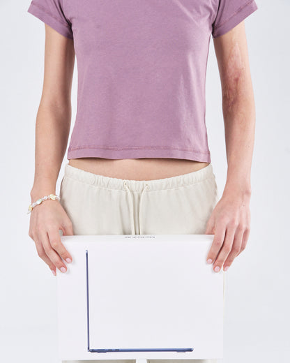 Cropped T-Shirt, Rose Rust