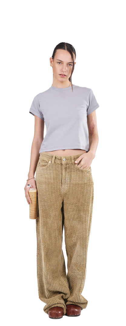 Cropped T-Shirt, Cimento