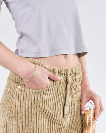 Cropped T-Shirt, Cimento