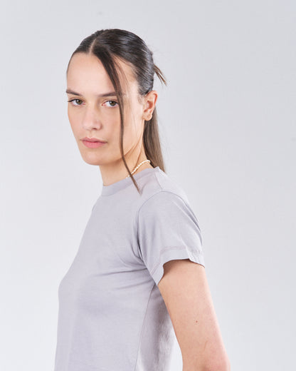 Cropped T-Shirt, Cimento