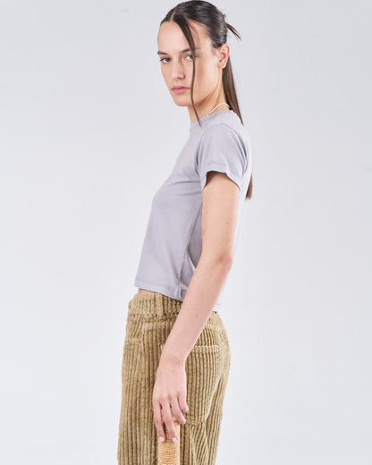 Cropped T-Shirt, Cimento