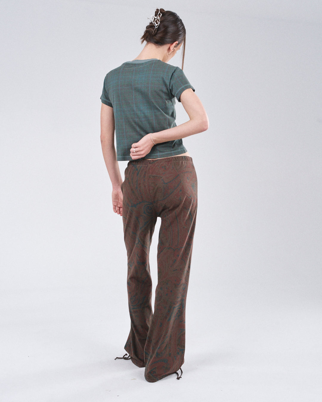 Lounge Pants 270, Cocoa Paisley Atelier E.B