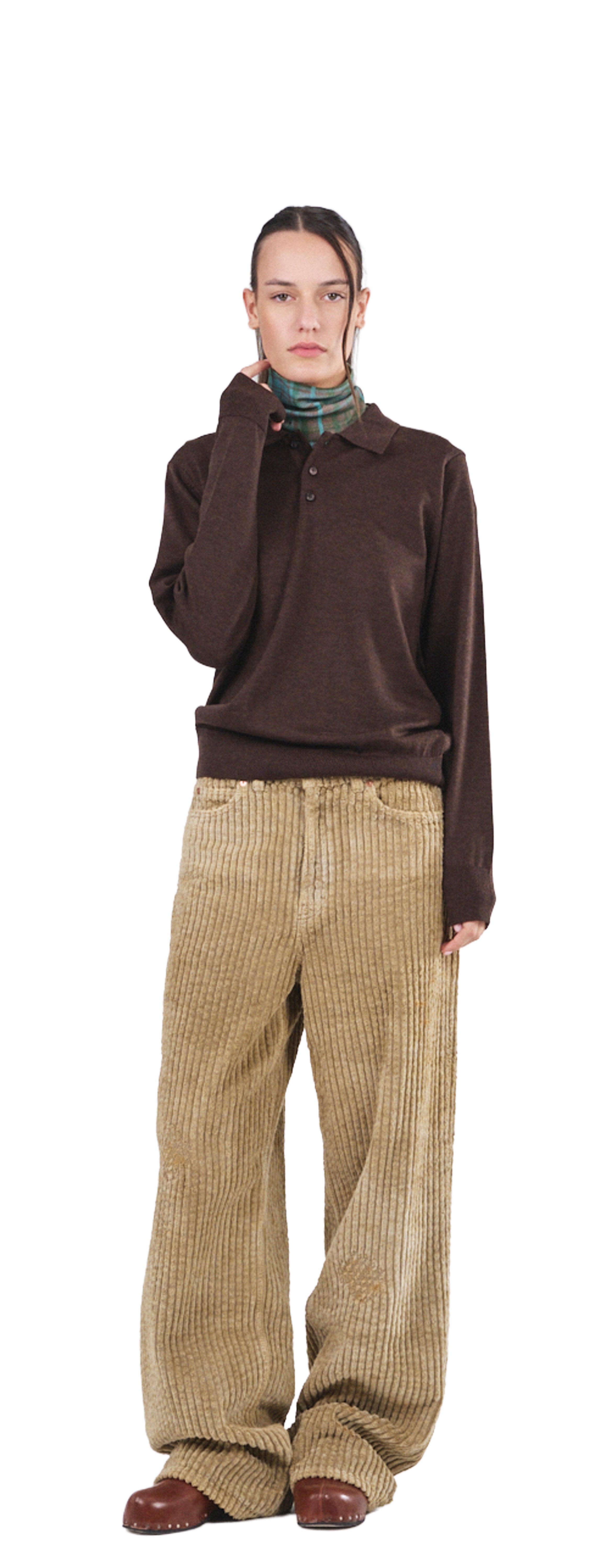 Neck Piece 220, Night Tartan Atelier E.B