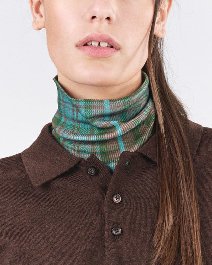 Neck Piece 220, Night Tartan Atelier E.B