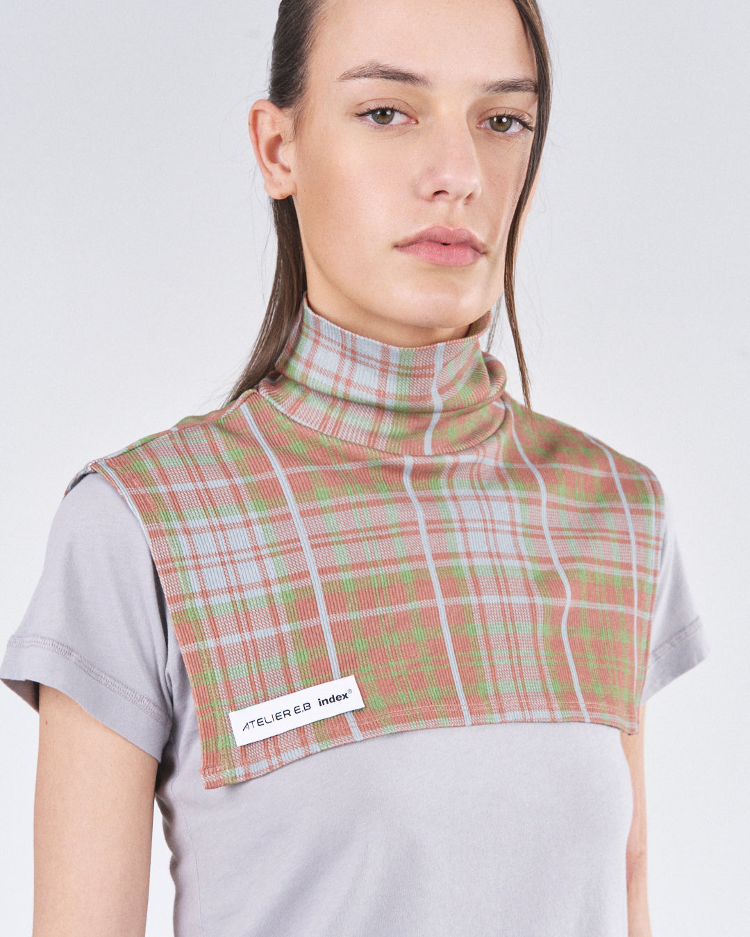 Neck Piece 220, Sunny Tartan Atelier E.B