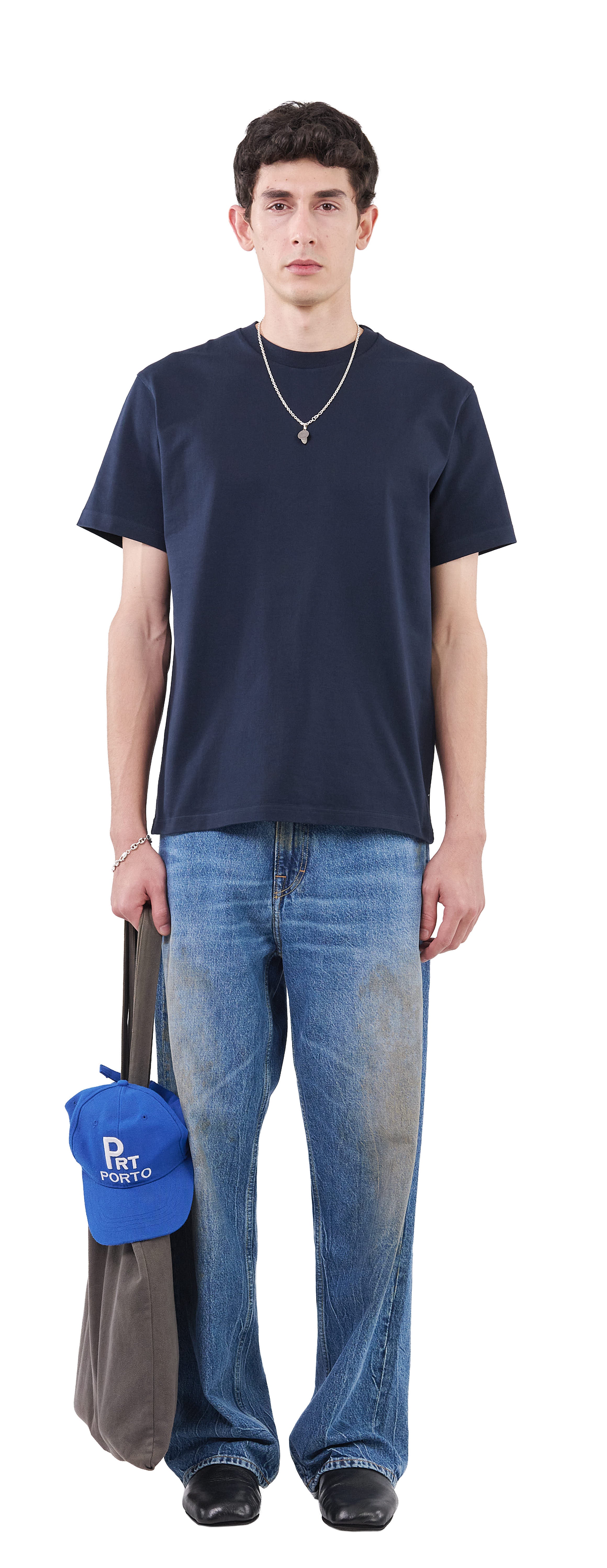 Boxy T-Shirt, Dark Navy
