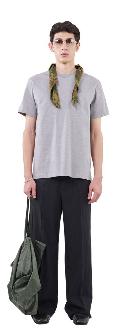 Boxy T-Shirt, Grey Mescla