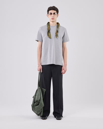 Boxy T-Shirt, Grey Mescla