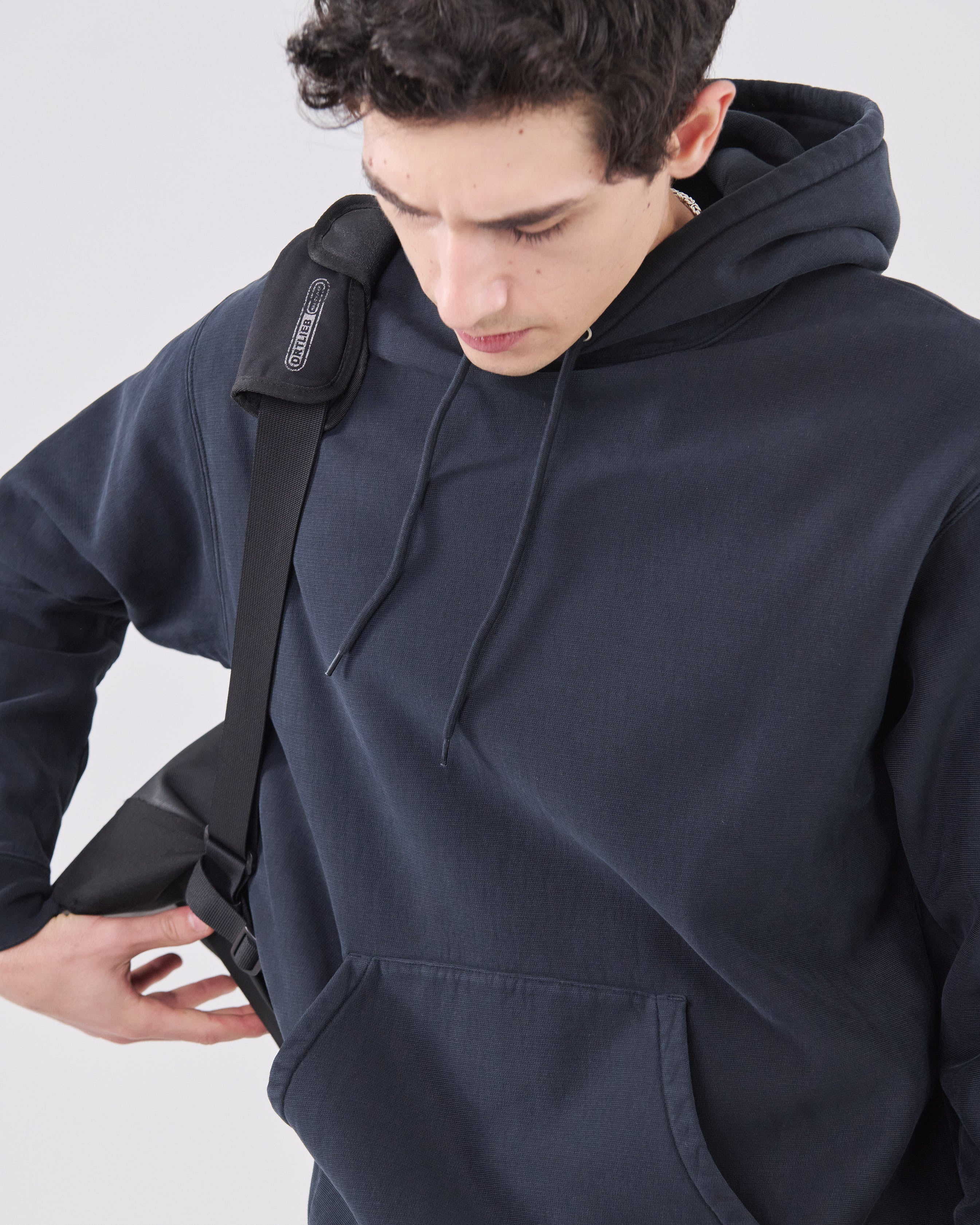 Classic Hoodie Crossgrain, True Black
