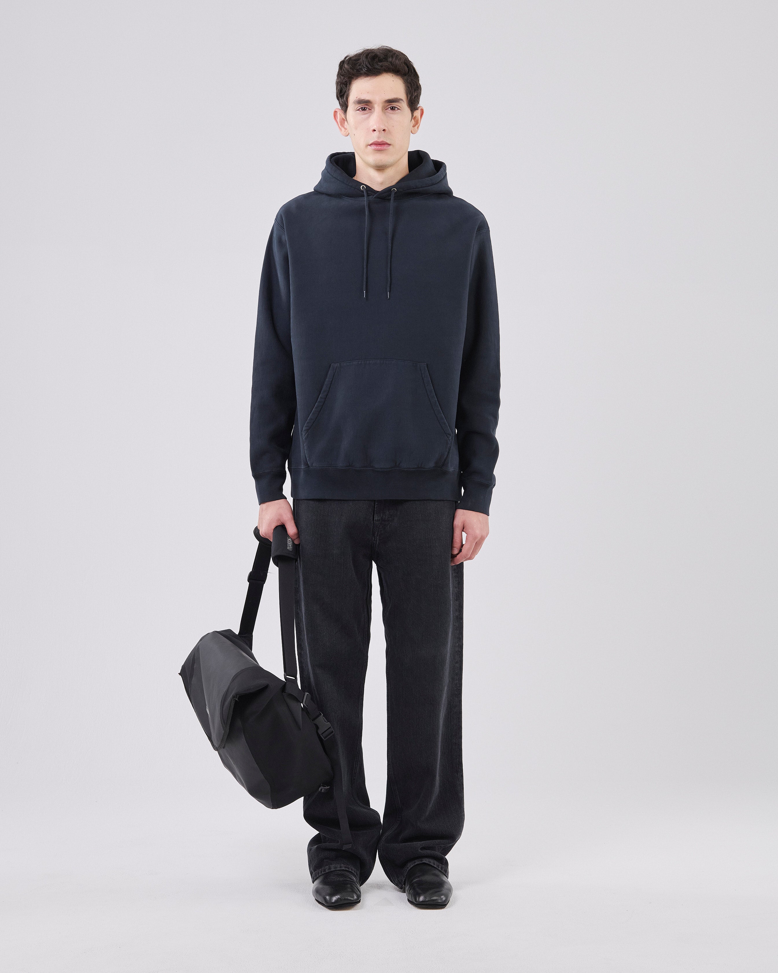 Classic Hoodie Crossgrain, True Black