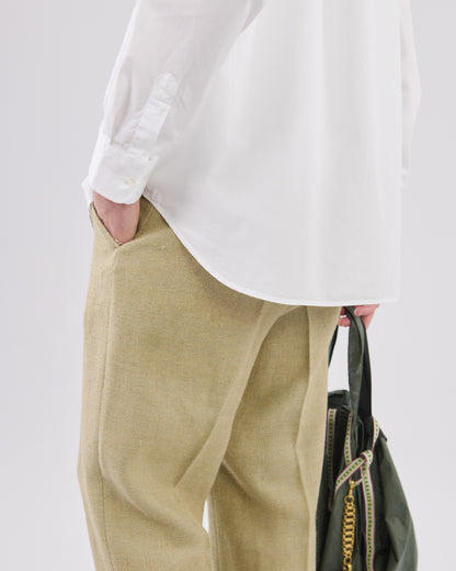 Shark Collar Shirt, True White