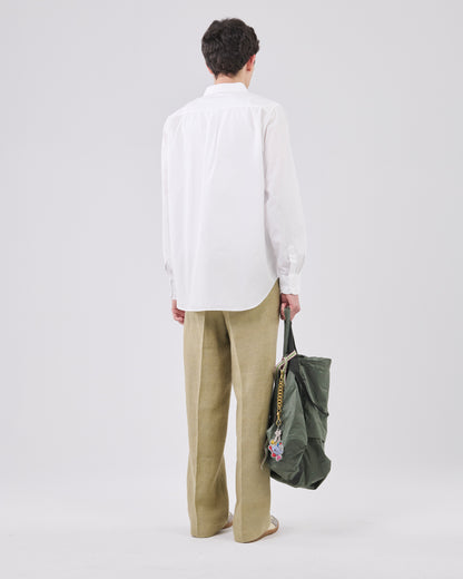 Shark Collar Shirt, True White