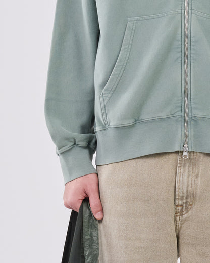 Zip Hoodie Crossgrain 310, Hazy Sage