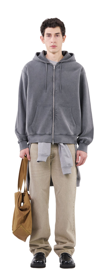 Zip Hoodie Crossgrain 310, Midnight Fade