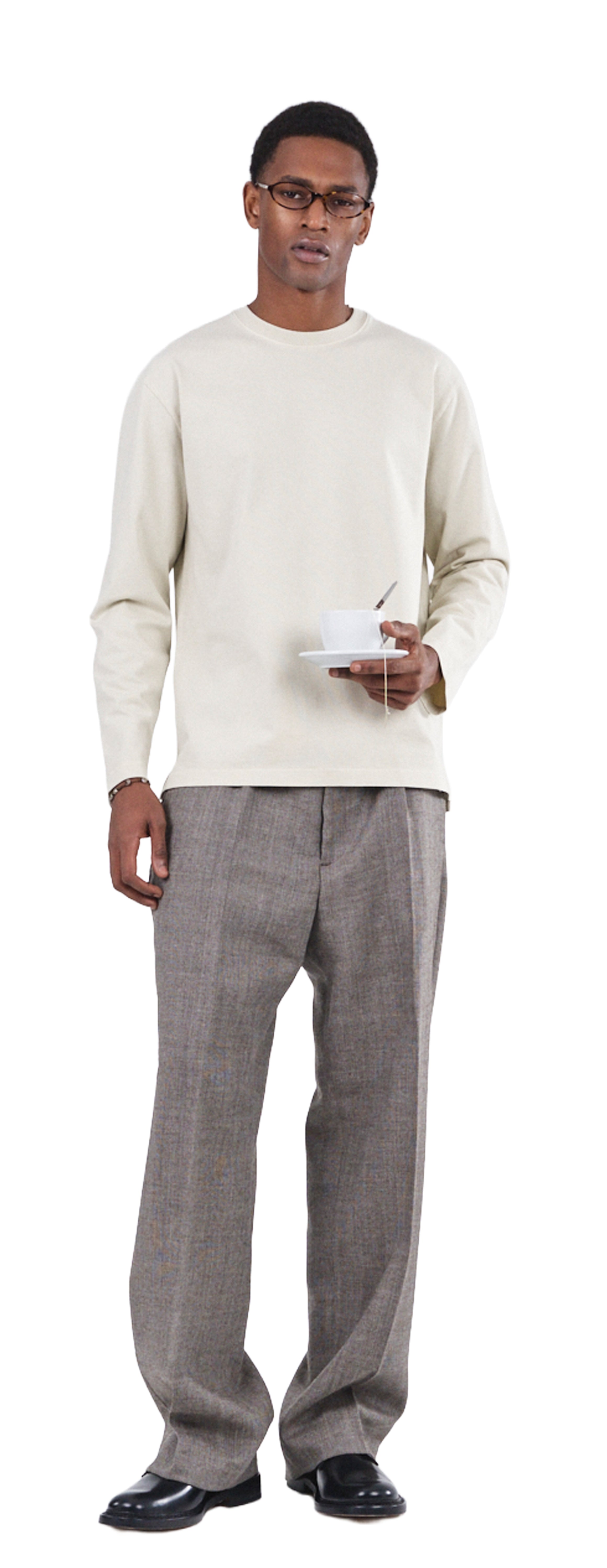 Boxy Longsleeve, Clay Dust