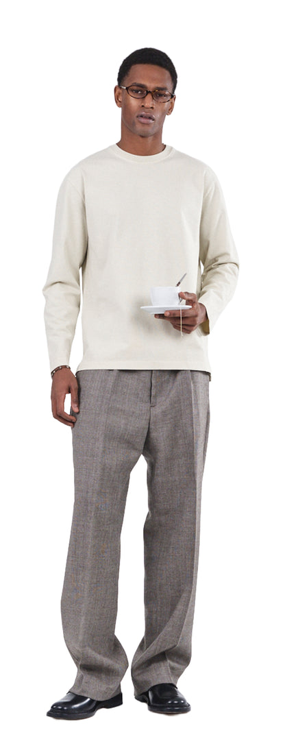 Boxy Longsleeve, Clay Dust