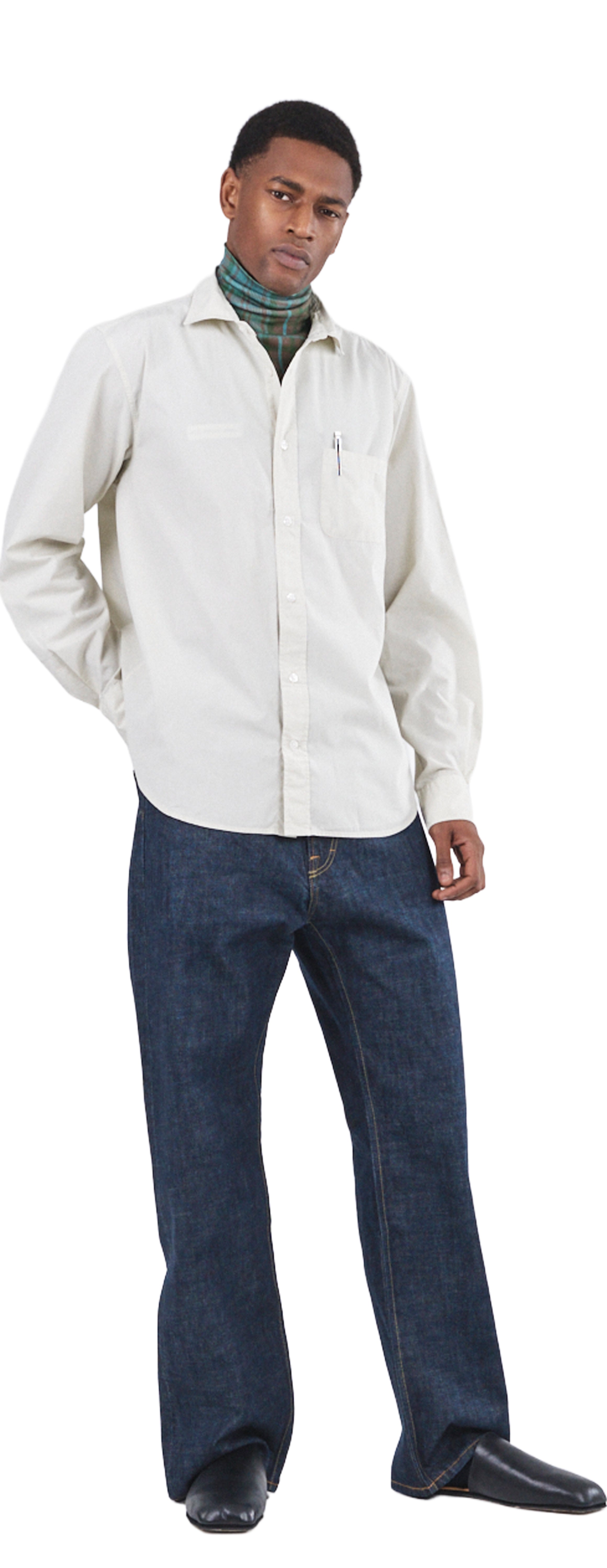 Neck Piece 220, Night Tartan Atelier E.B