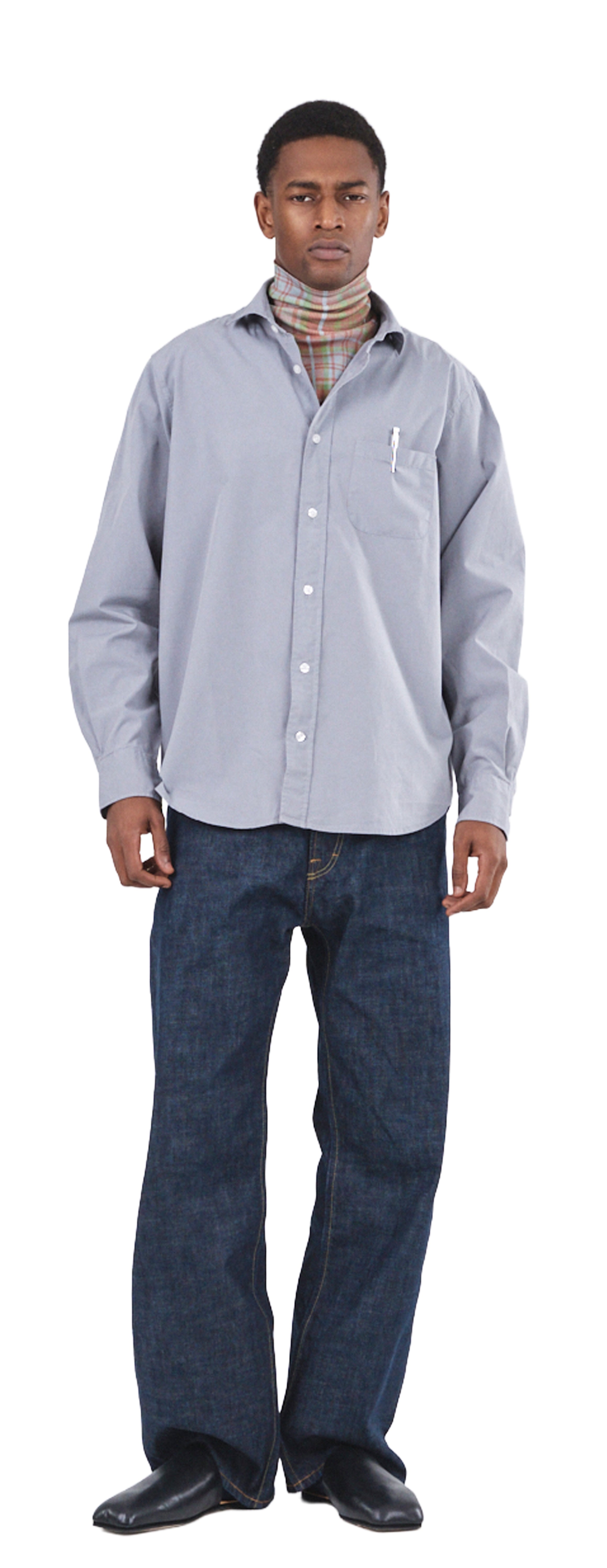 Neck Piece 220, Sunny Tartan Atelier E.B