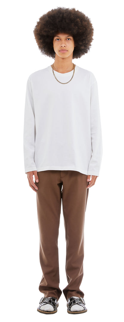 Boxy Longsleeve, True White